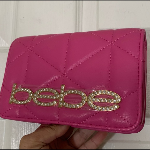 NWT. Bebe Pink Crossbody bag - Picture 6 of 16